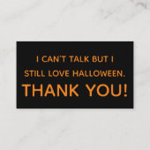 De Visite Un titre ou un traitement ne peut pas parler Carte (Dos)