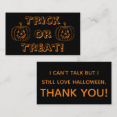 De Visite Un titre ou un traitement ne peut pas parler Carte (Devant / Derrière)