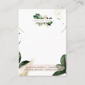 De Visite Une verdure estivale glamour | Carte d'affichage d (Devant)