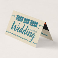 Vintage Bleu Bunting, Photo Enregistrer La Carte D