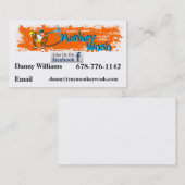 De Visite Votre carte faite sur commande (Devant / Derrière)