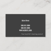 De Visite Votre carte personnalisée (Dos)