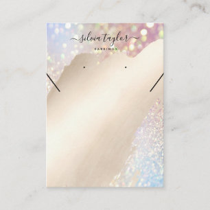 De Visite Votre logo bijoux collier d'oreille carte d'affich