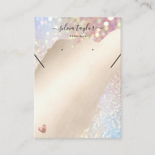 De Visite Votre logo bijoux collier d'oreille carte d'affich