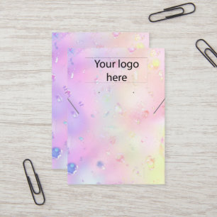 De Visite Votre logo bijoux collier d'oreille carte d'affich