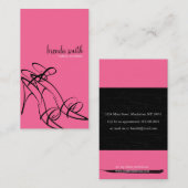 De Visitekaartjes van de Adviseur van de mode (Voorkant / Achterkant)