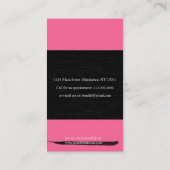 De Visitekaartjes van de Adviseur van de mode (Achterkant)