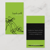 De Visitekaartjes van de Adviseur van de mode (Voorkant / Achterkant)