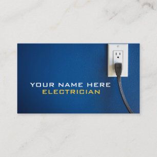 De Visitekaartjes van de elektricien