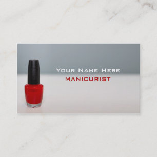 De Visitekaartjes van de manicure