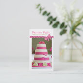 De Visitekaartjes van de Ontwerper van de Cake van (Staand voorkant)