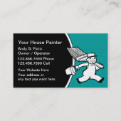 De Visitekaartjes van de Schilder van de retro (Voorkant)