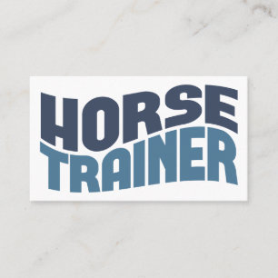 De Visitekaartjes van de Trainer van het paard