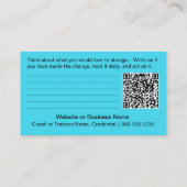 De Visitekaartjes van de wereld veranderen (Achterkant)