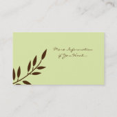 De Visitekaartjes van de Wijnstok van de Chocolade (Achterkant)