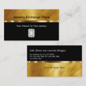 De Visitekaartjes van juwelen (Voorkant / Achterkant)