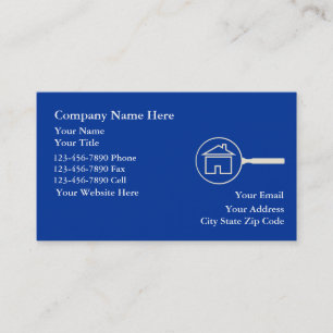 De Visitekaartjes van onroerende goederen