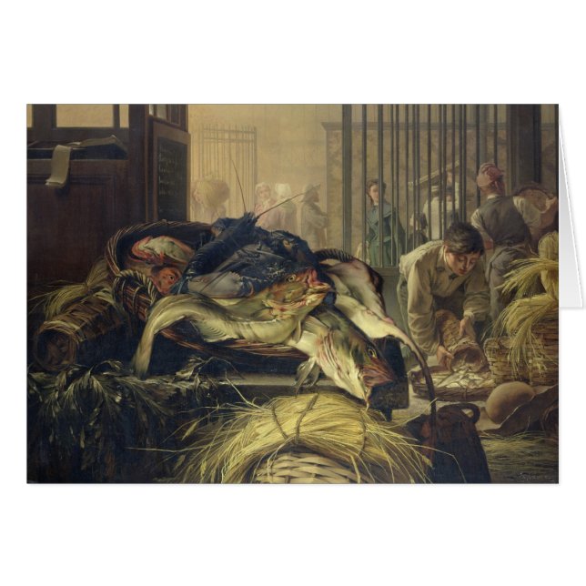 De vismarkt (Voorkant Horizontaal)