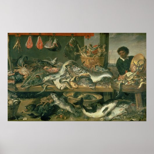 De vismarkt, 1618-21 poster (Voorkant)