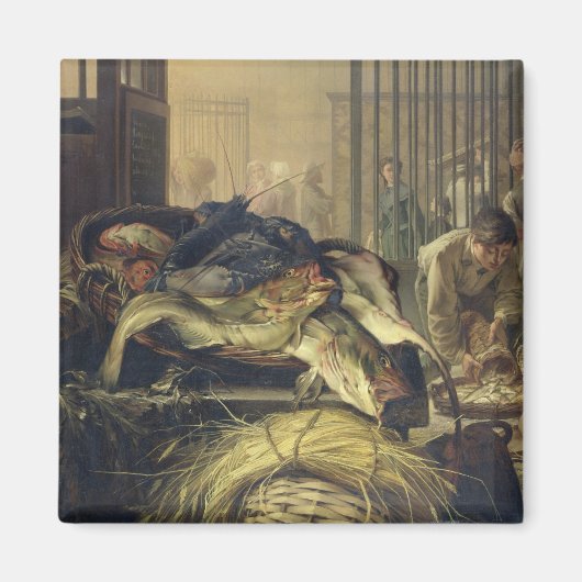 De vismarkt magneet (Voorkant)