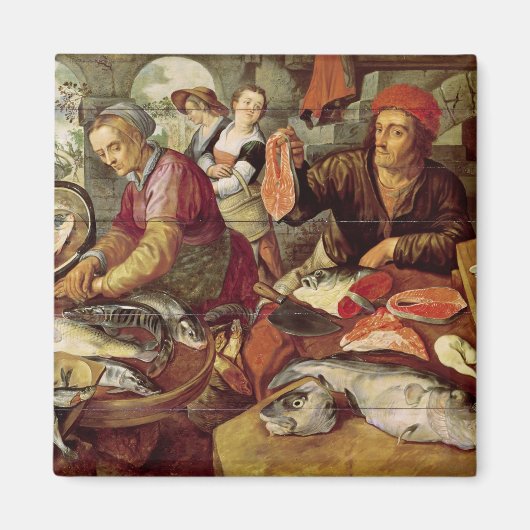 De vismarkt magneet (Voorkant)