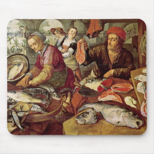De vismarkt muismat (Voorkant)