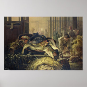 De vismarkt poster