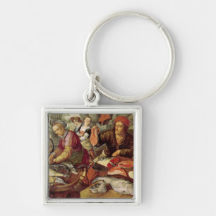 De vismarkt sleutelhanger