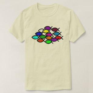 DE VISSEN VAN DE REGENBOOG T-SHIRT