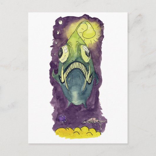 De Vissen van de visser Briefkaart (Voorkant)