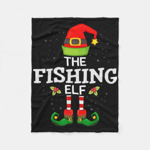 De Visser Elf Kerstmis Familie Matching Pyjama Fleece Deken