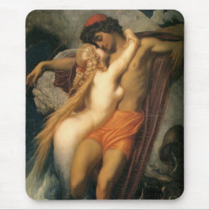 De Visser en de Sirene (door Frederic Leighton) Muismat