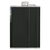 De visser ​ ​ ​ ​ ​. Gelukkig vissen Heupfles (Achterkant)