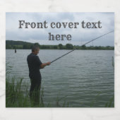 De visser 's avonds bier etiket (Enkel label)