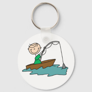 De Visserij van de boot Sleutelhanger