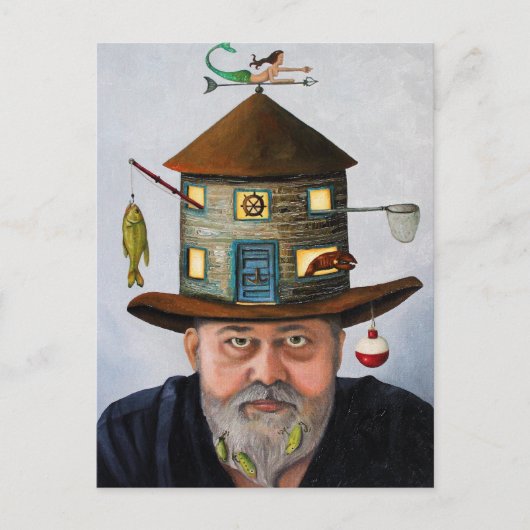 De vissers briefkaart (Voorkant)