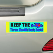 De vissoort Bumpersticker behouden (Op auto)