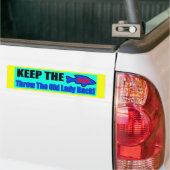 De vissoort Bumpersticker behouden (Op Truck)