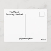 De Vital Spark Briefkaart (Achterkant)