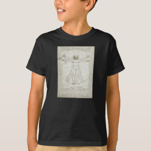 De Vitruviusman van Leonardo da Vinci T-shirt
