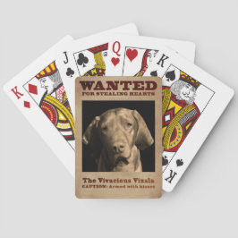 De Vivacious Vizsla Speelkaarten