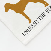 DE VIZSLA ONLEASEN FLEECE DEKEN (Hoek)