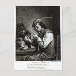 De Vlaamse roker Briefkaart