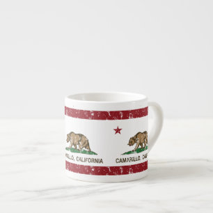 De Vlag Camarillo van de Staat van Californië Espresso Kop