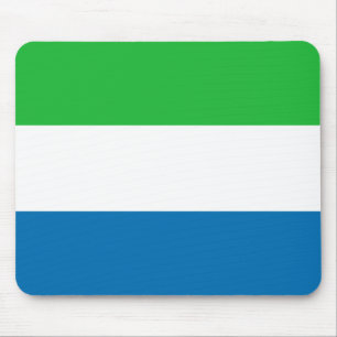 De Vlag Mousepad van het Sierra Leone Muismat