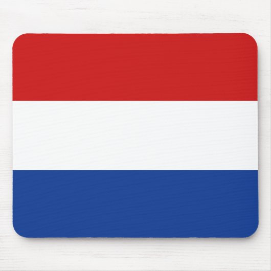 De Vlag Mousepad van Nederland Muismat (Voorkant)