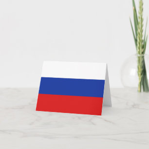 De Vlag Notecard van Rusland Kaart
