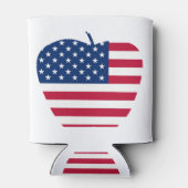 De vlag NYC van Big Apple America Blikjeskoeler (Achterkant)