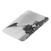 De vlag op Iwo Jima verhogen Magneet (Linkerzijde)