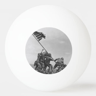 De vlag op Iwo Jima verhogen Pingpongballen